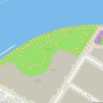 Map of Fan Pier Park