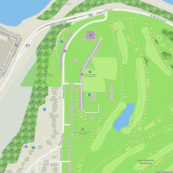 Map of American Legion Memorial Park