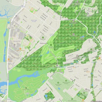 Map of La Tourette Park