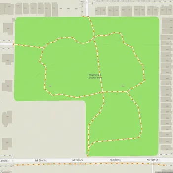 Map of Raymond E. Shaffer Park