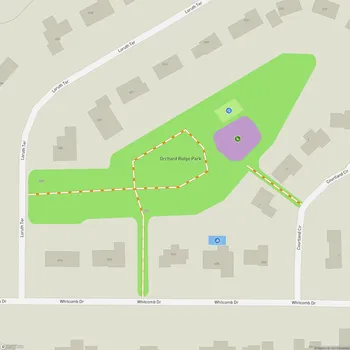 Map of Orchard Ridge Park