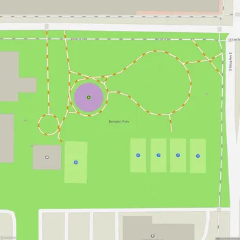 Map of Benedict Park