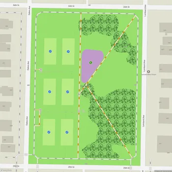 Map of Clark Park