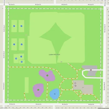 Map of Linden Hills Park