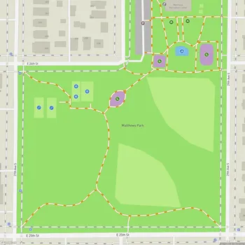 Map of Matthews Park