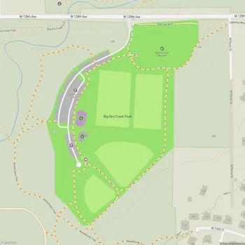 Map of Big Dry Creek Park