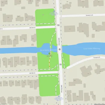 Map of Coral Gables Wayside Park