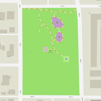 Map of Burns Park