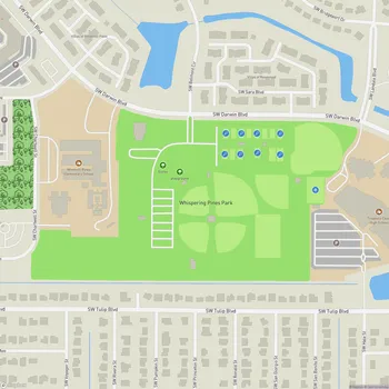 Map of Whispering Pines Park