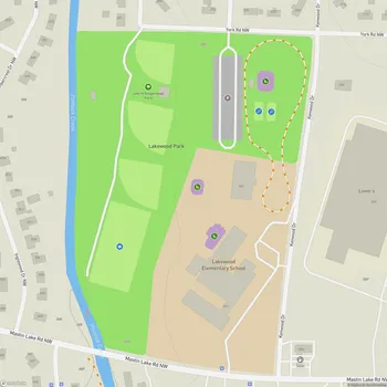 Map of Lakewood Park