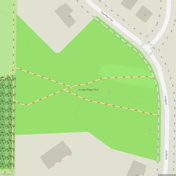 Map of Ice Age Ridge Park