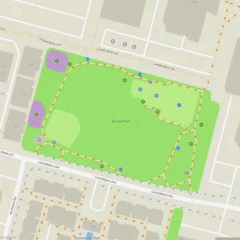 Map of Encinal Park