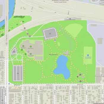 Map of Mitchell Park