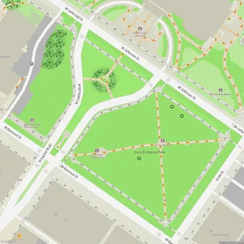 Map of Cecil D. Andrus Park