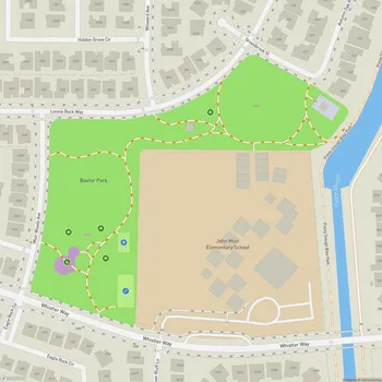 Map of Baxter Park