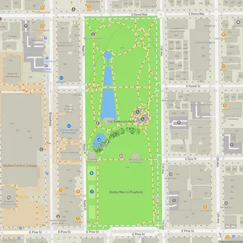 Map of Cal Anderson Park