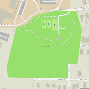 Map of Lucius D. Simon, Sr. Memorial Park