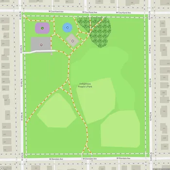 Map of Indigenous Peoples' Park