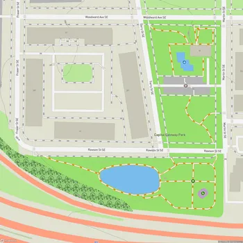 Map of Capital Gateway Park