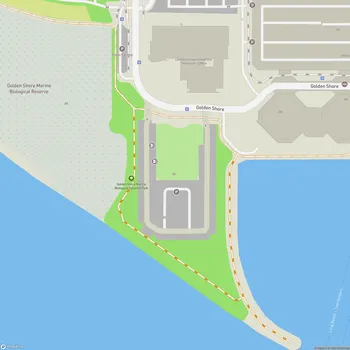 Map of Golden Shore Marine Biological Reserve