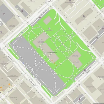 Map of Courthouse Park