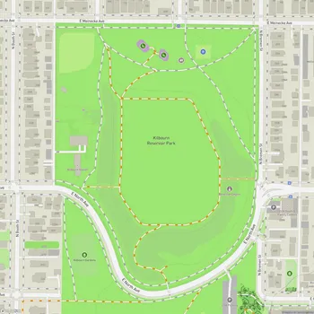 Map of Kilbourn Reservoir Park