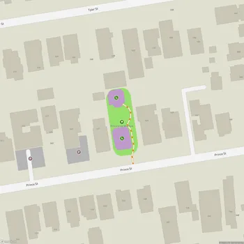 Map of Prince Street Mini Park