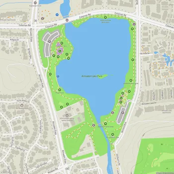 Map of Almaden Lake Park