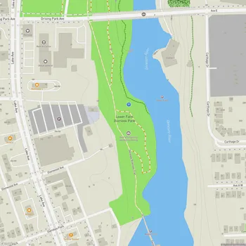 Map of Lower Falls Overlook Park