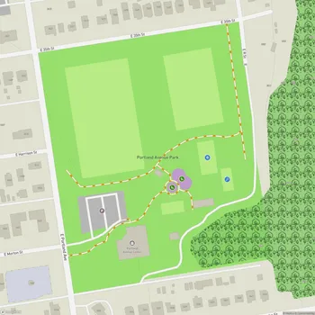 Map of Portland Avenue Park
