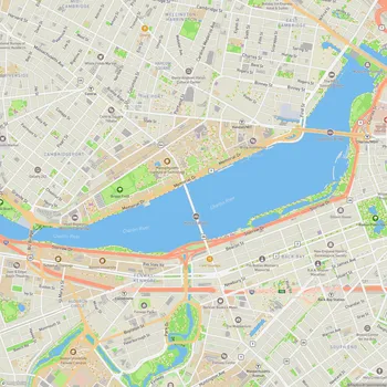 Map of Charles River Esplanade