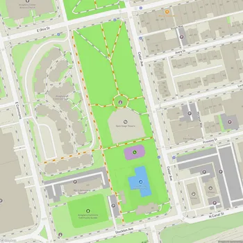 Map of Allegheny Commons Park