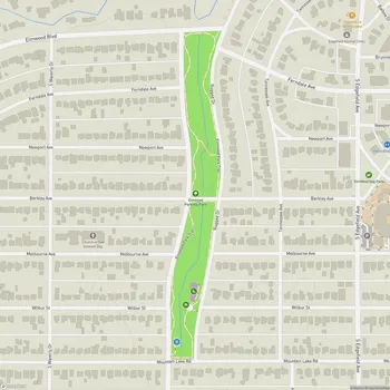 Map of Elmwood Parkway Park