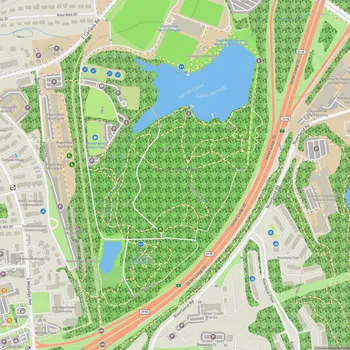 Map of Oconee Forest Park