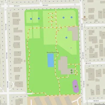 Map of West End Park