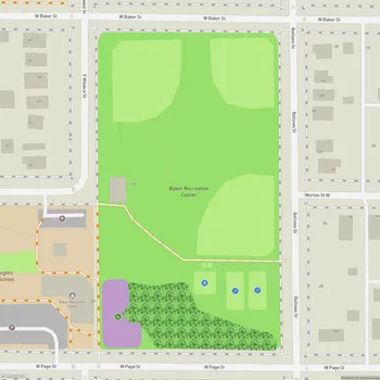 Map of Baker Park