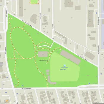 Map of La Palma Park