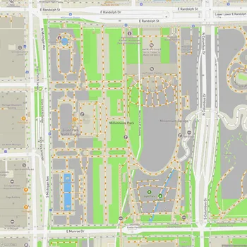 Map of Millennium Park