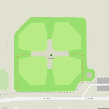 Map of Mike Lansing T-ball Fields