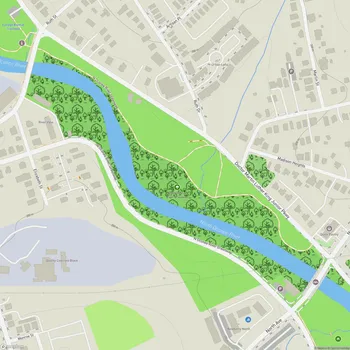 Map of North Oconee River Greenway