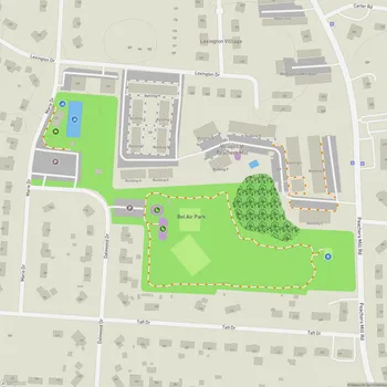 Map of Bel Air Park