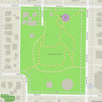 Map of Myrtle Reservoir Park