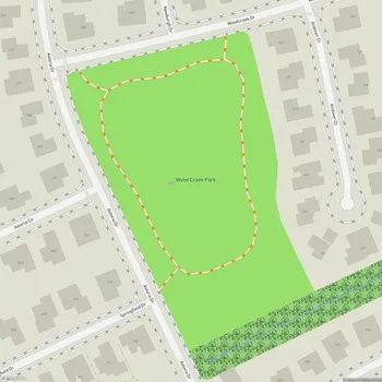 Map of Woodcreek Park