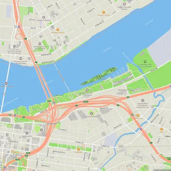 Map of Waterfront Park