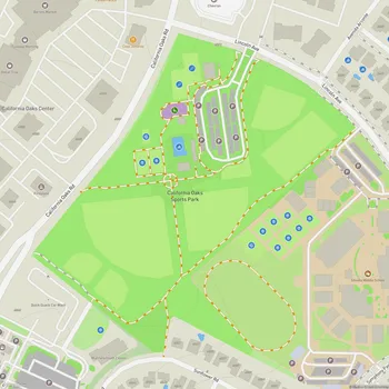 Map of California Oaks Sports Park