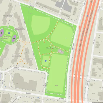 Map of Mary Benson Park
