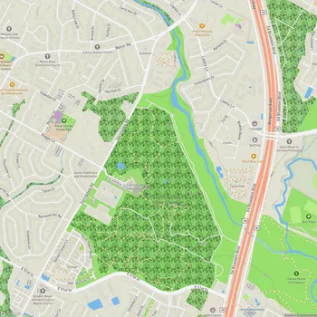 Map of Little Walnut Creek Greenbelt
