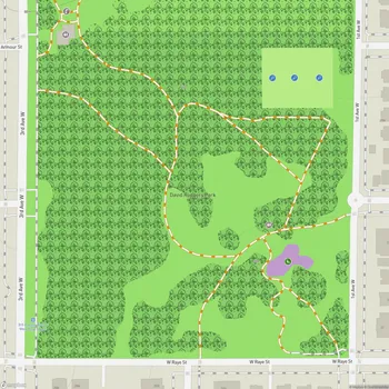 Map of David Rodgers Park