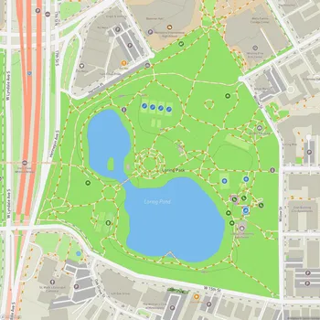 Map of Loring Park