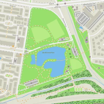 Map of Ben Brenman Park